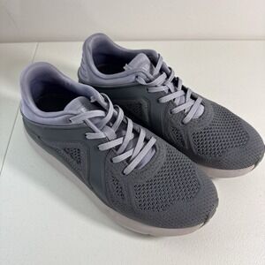 ABEO MXV Shift Womens Grey Metallic Knit Walking Athletic Sneakers Shoes Size 8